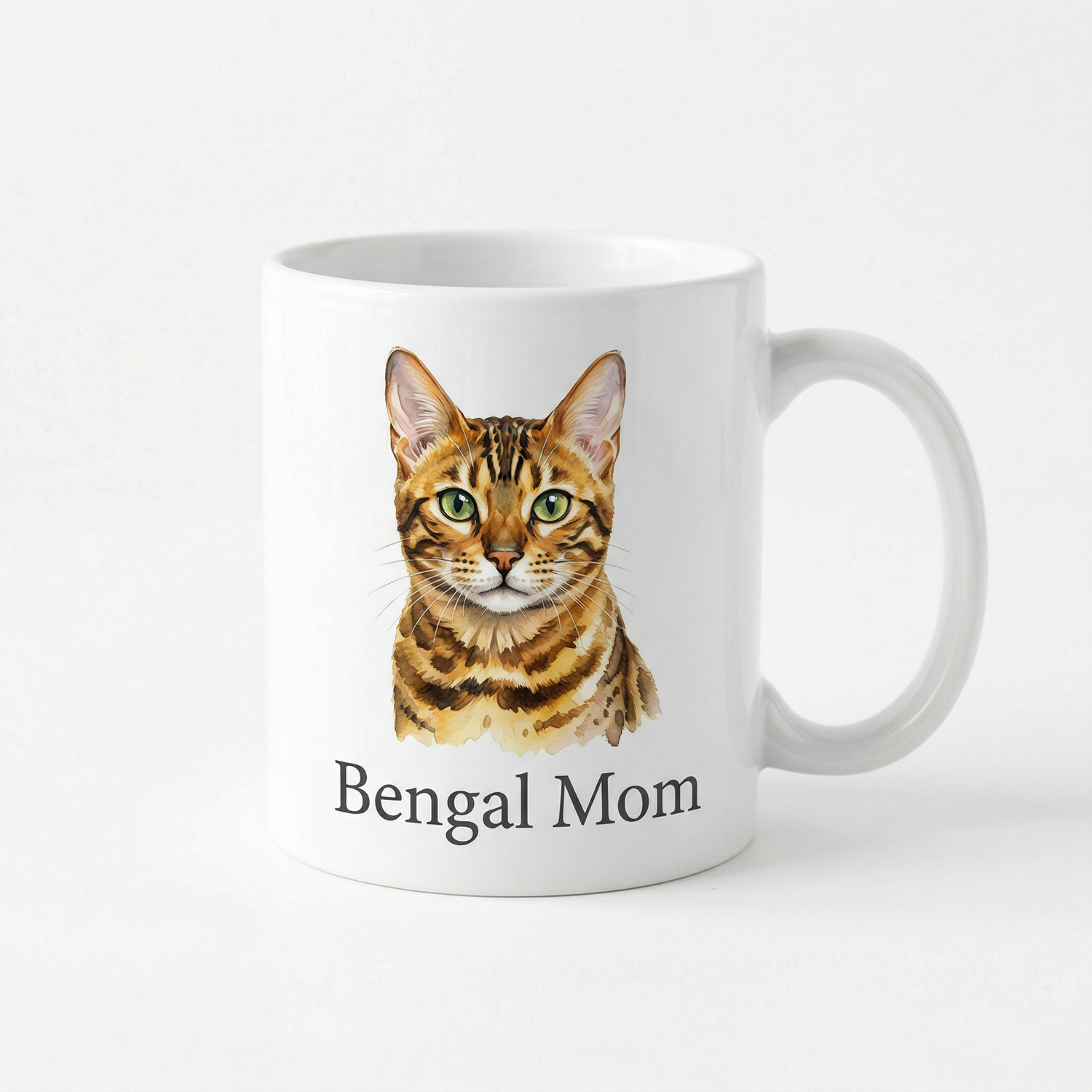 Bengal Cat Mom Ceramic Mug