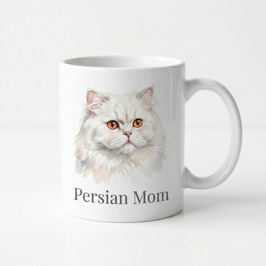 Persian Cat Mom Ceramic Mug
