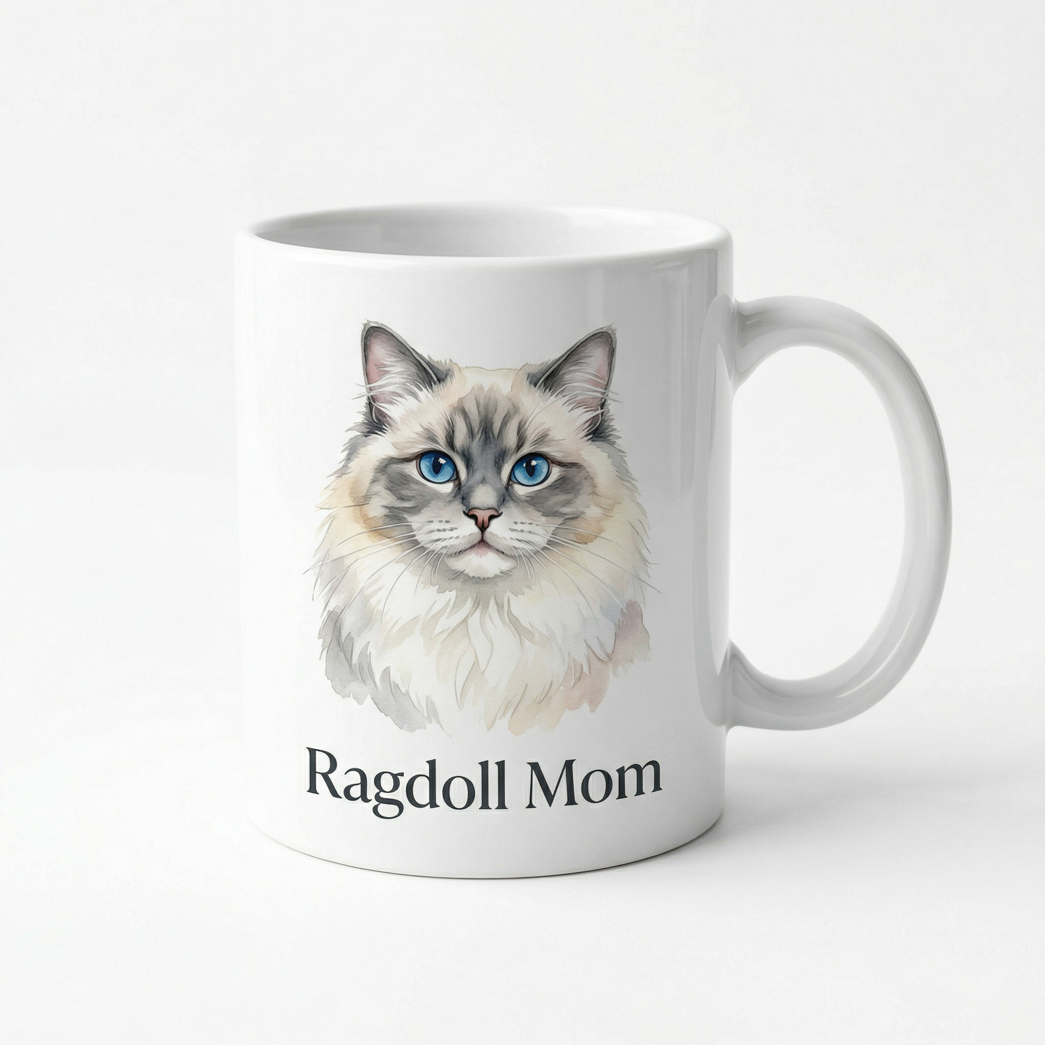 Ragdoll Cat Mom Ceramic Mug
