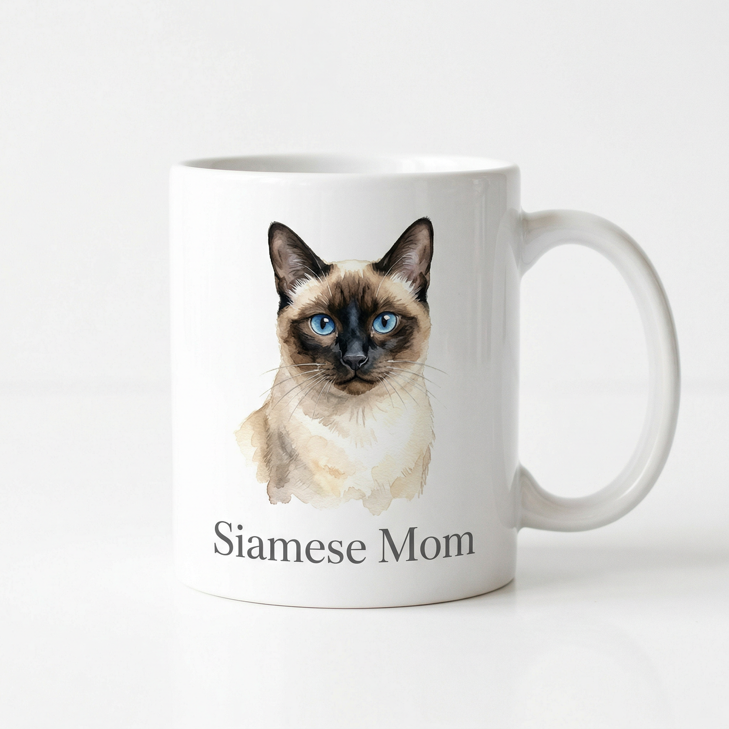 Siamese Cat Mom Ceramic Mug
