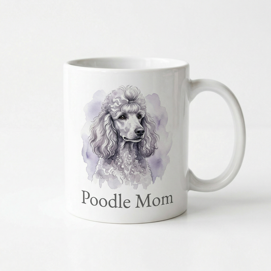 Poodle Mom Ceramic Coffee Mug