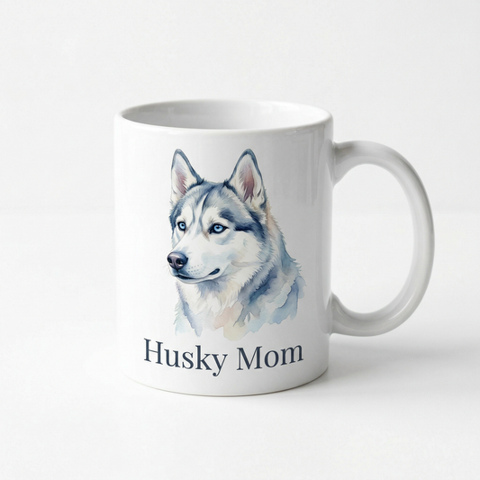 Husky Mom Ceramic Mug